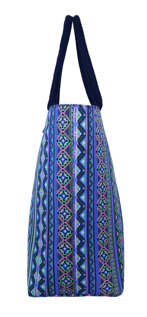 Tote Shopping Beach Handbag Aztec Purple QL3154Pue