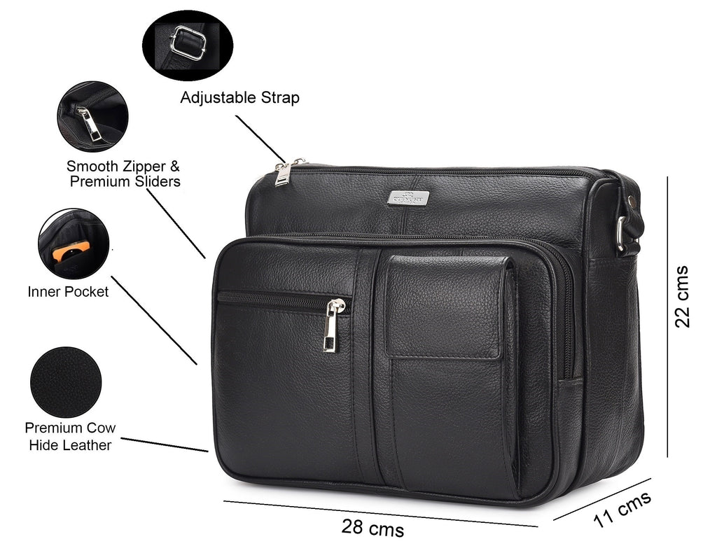 Ladies Real Leather Handbag, Crossbody Womens Shoulder Bag QL189