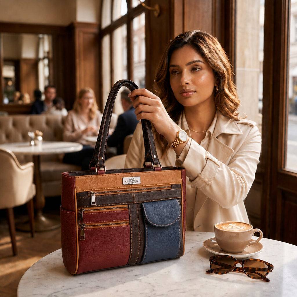 Ladies Leather Handbag, Women's Designer Shoulder Hand Bag QL173