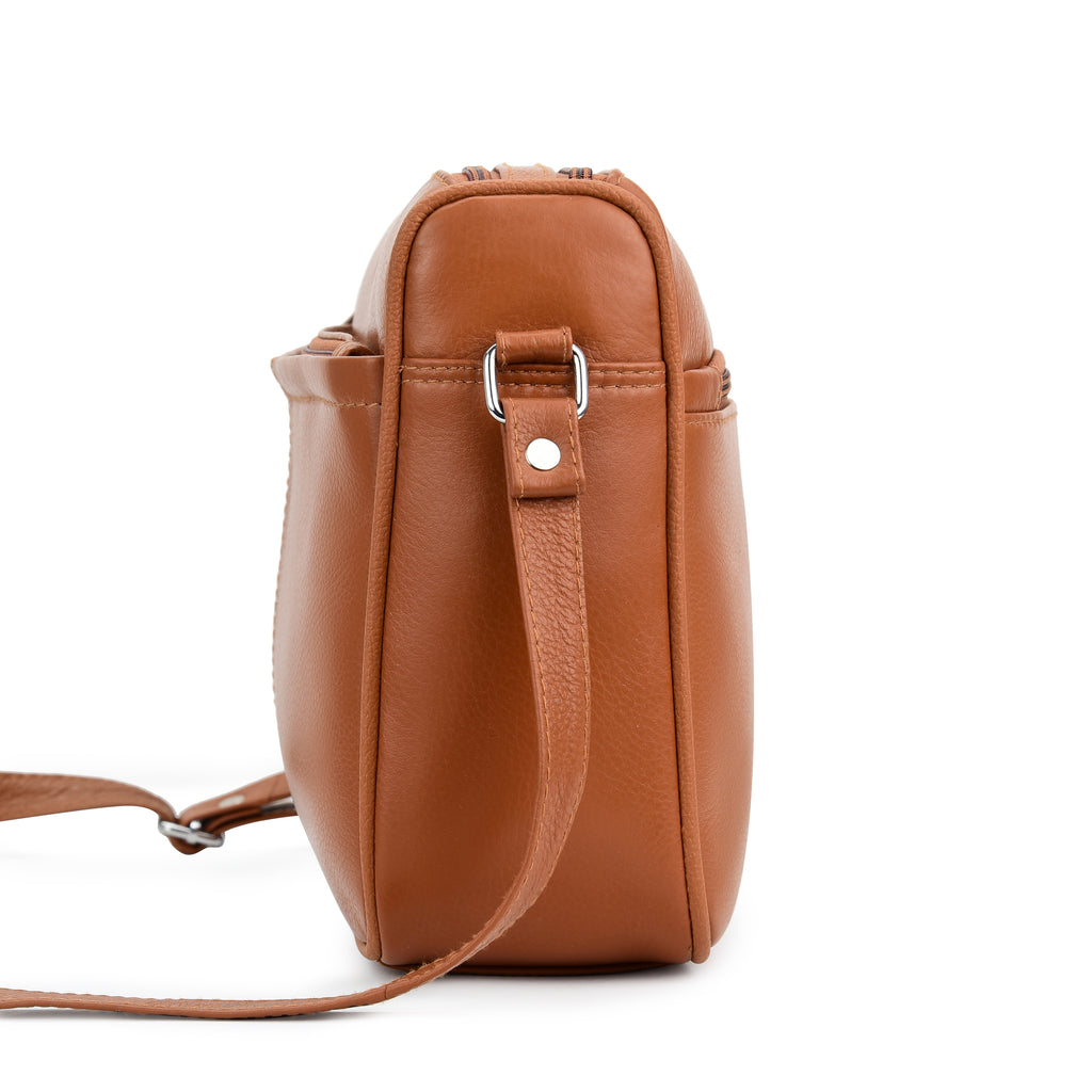 Women's Leather Shoulder Handbag - Ladies Leather Cross-body Bag QL171M