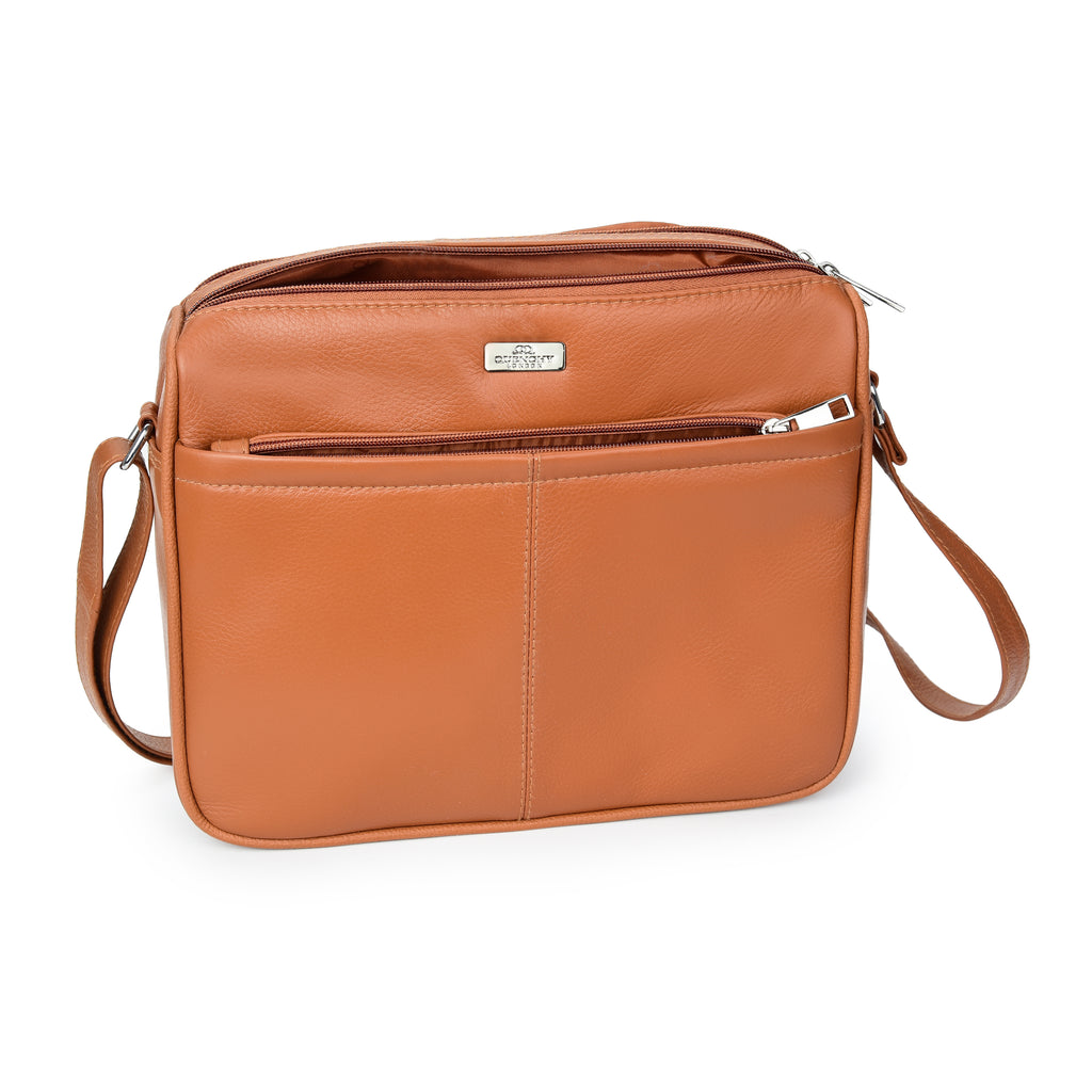 Women's Leather Shoulder Handbag - Ladies Leather Cross-body Bag QL171M
