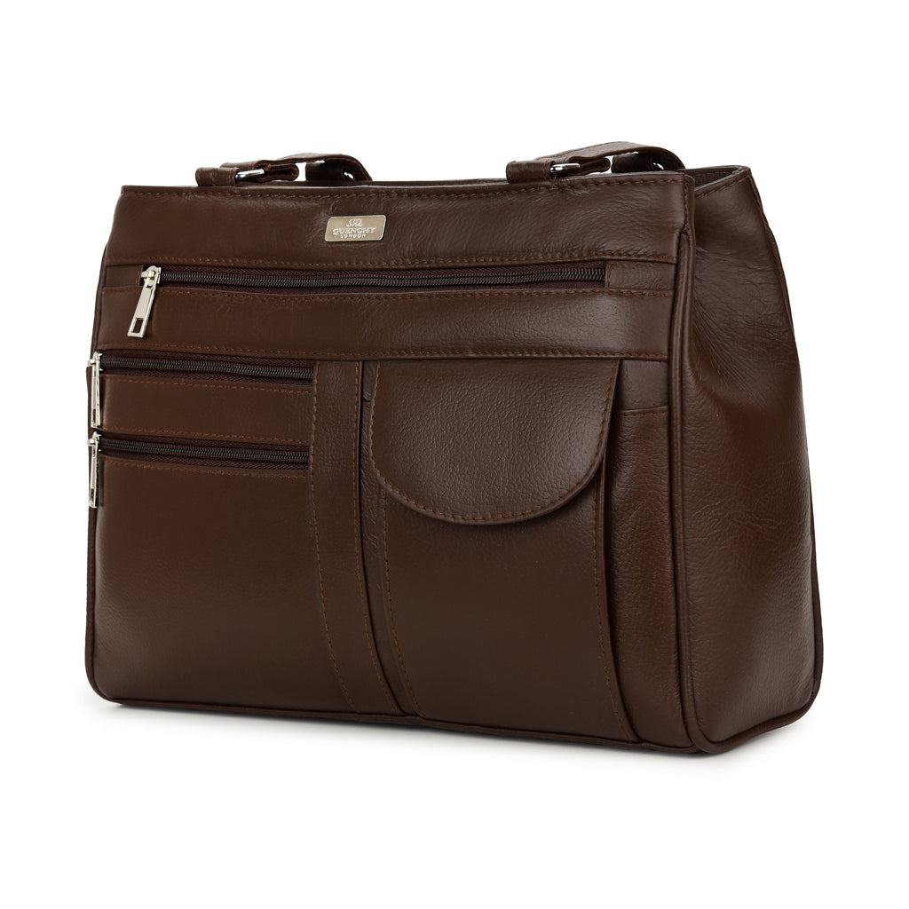 Ladies Leather Handbag, Women's Designer Shoulder Hand Bag QL173