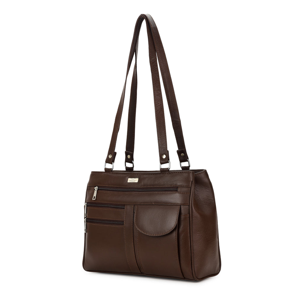 Ladies Leather Handbag, Women's Designer Shoulder Hand Bag QL173