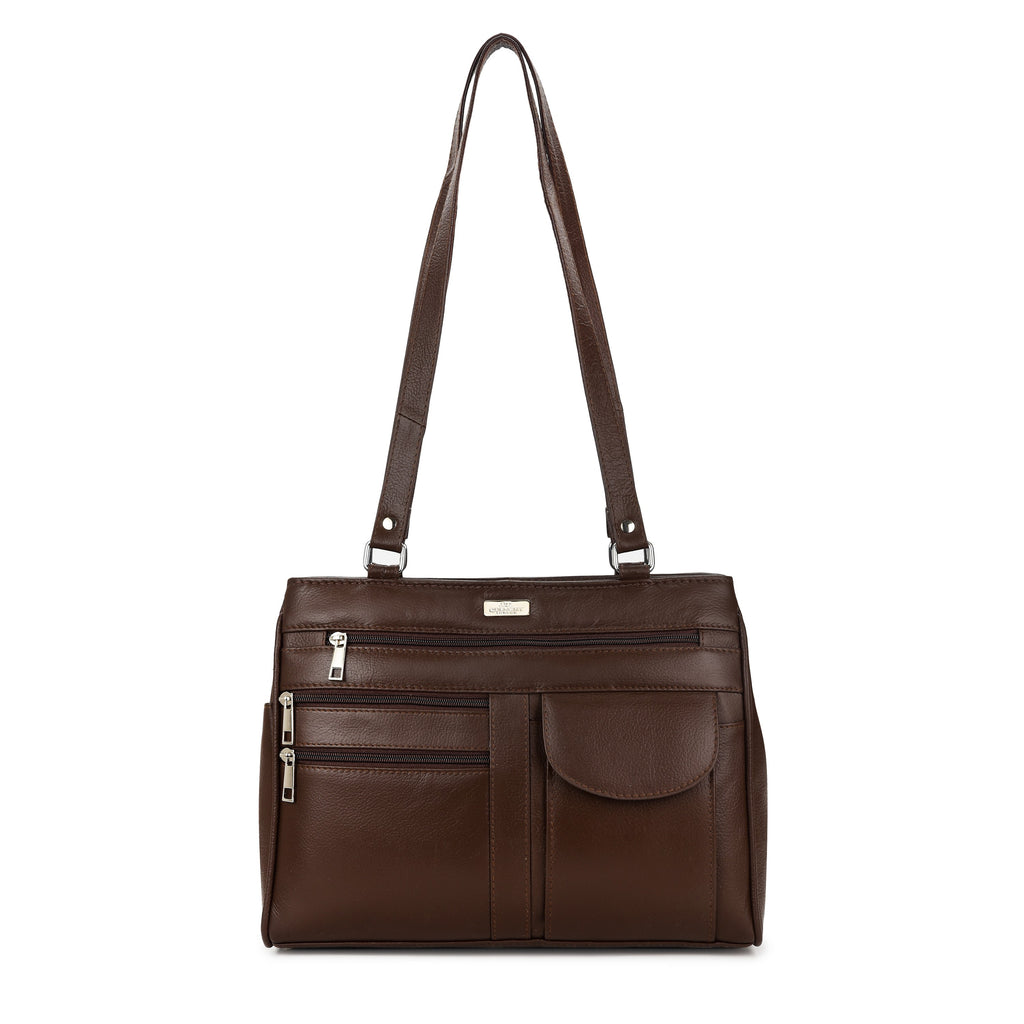 Ladies Leather Handbag, Women's Designer Shoulder Hand Bag QL173