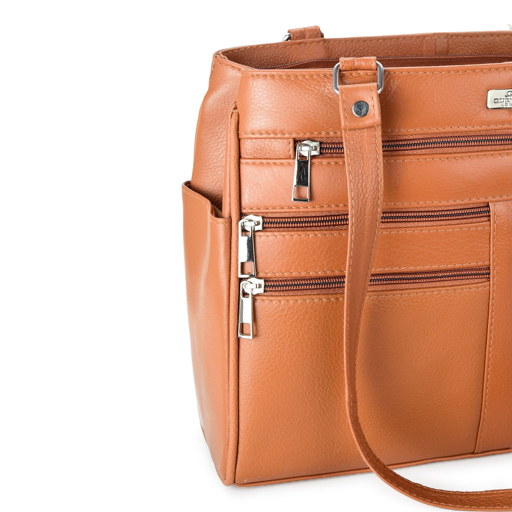 Ladies Leather Handbag, Women's Designer Shoulder Hand Bag QL173