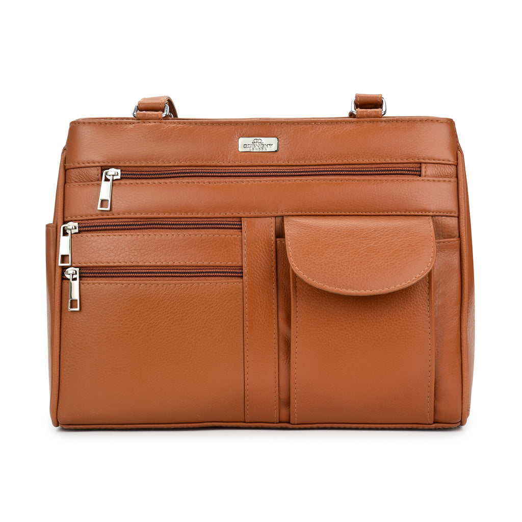 Ladies Leather Handbag, Women's Designer Shoulder Hand Bag QL173