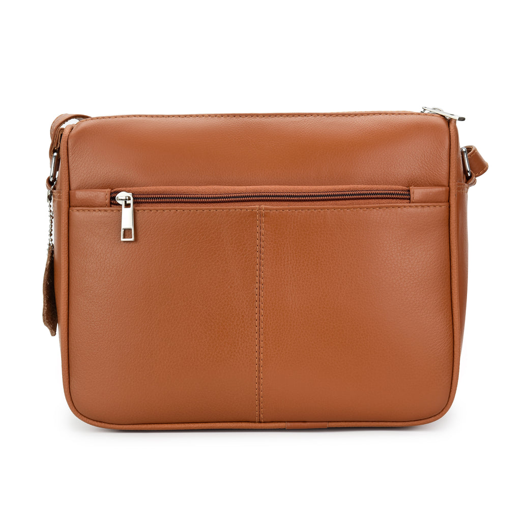 Ladies Real Leather Handbag, Crossbody Womens Shoulder Bag QL189