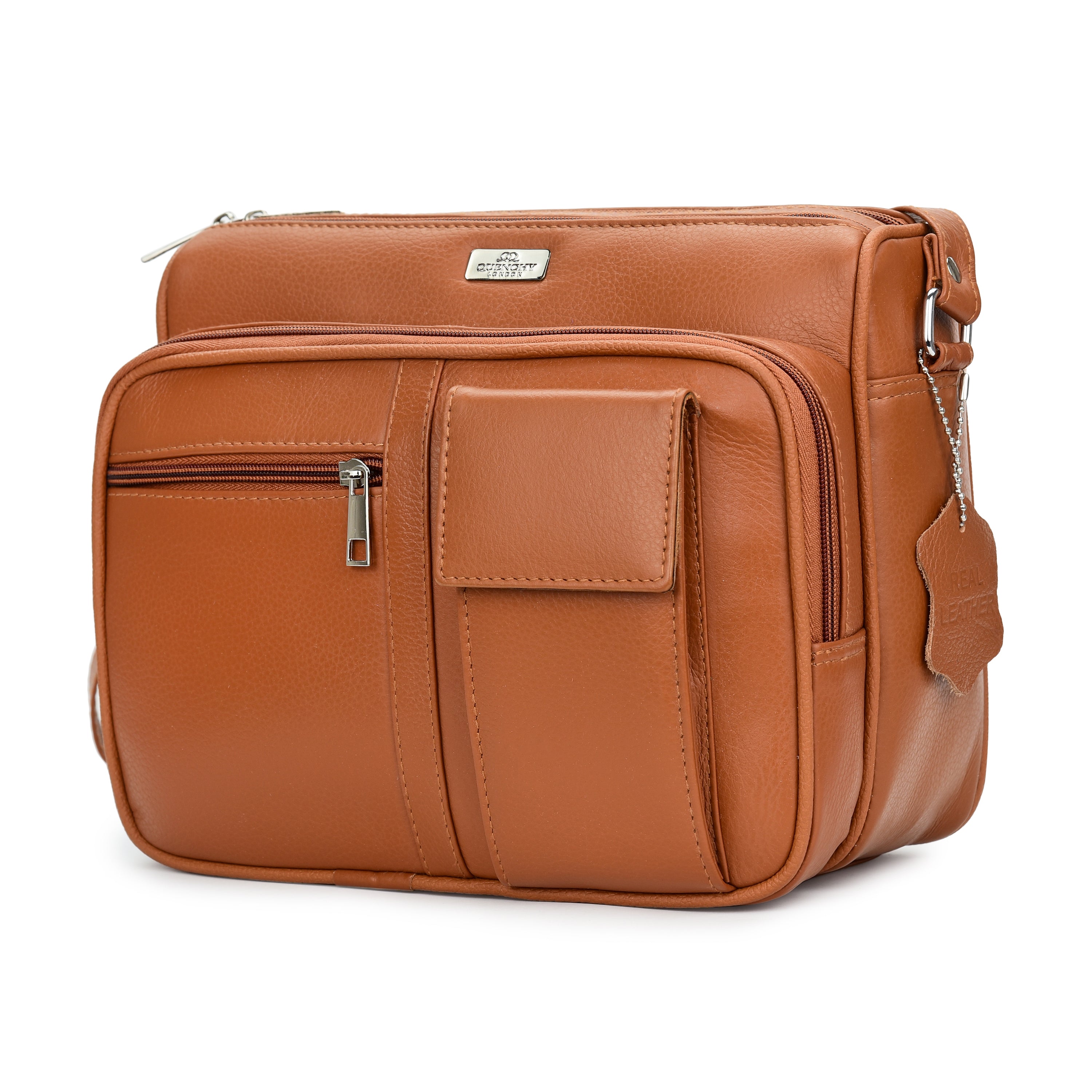 Ladies Real Leather Handbag, Crossbody Womens Shoulder Bag QL189