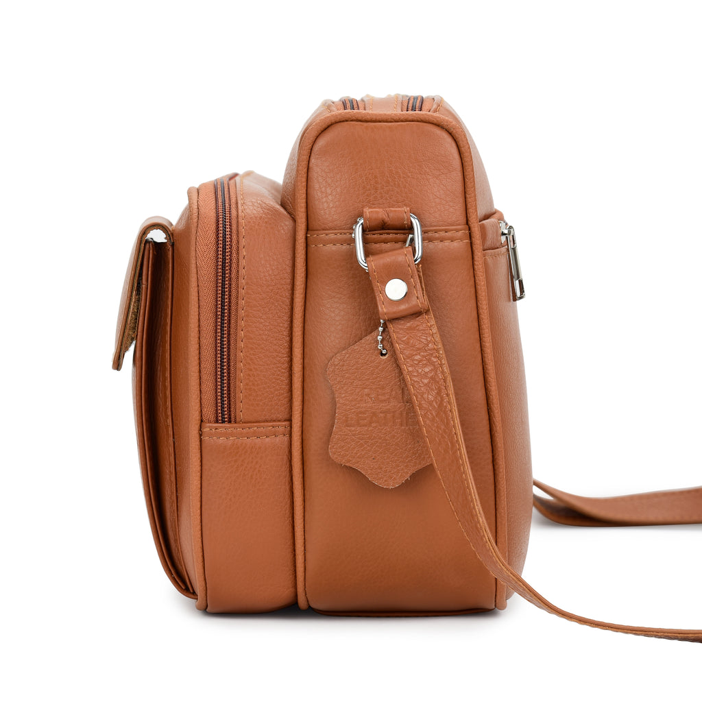 Ladies Real Leather Handbag, Crossbody Womens Shoulder Bag QL189
