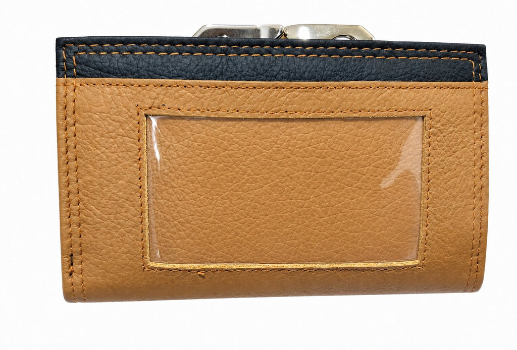 Ladies RFID BLOCKING Leather Purse, 8 Credit Card PROTECTED Spaces Gift Box Available QL439M