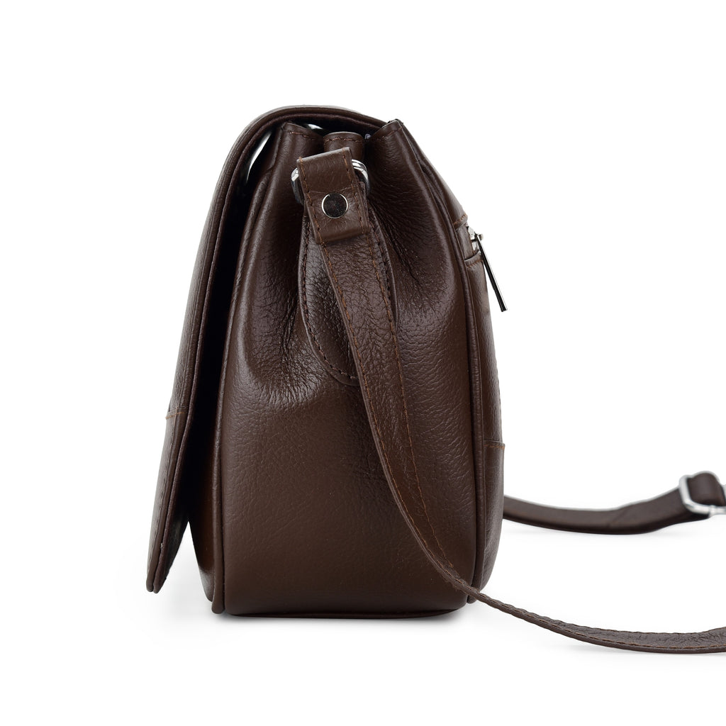 Real Leather Ladies Handbag - Women's Cross Body Shoulder Bag QL966