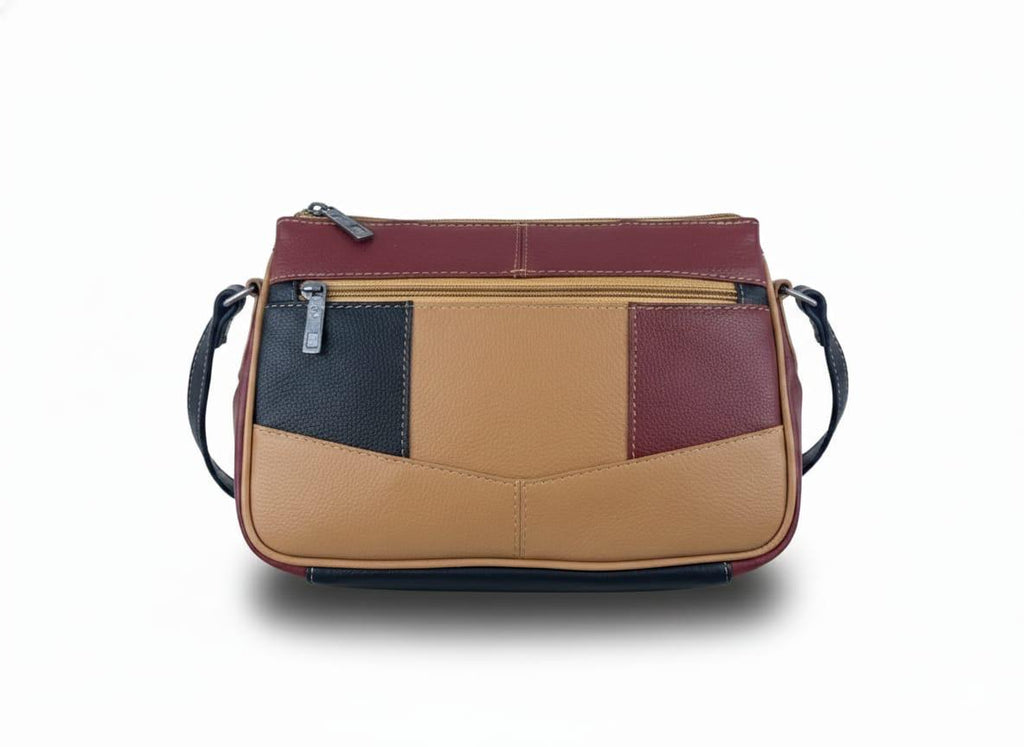 Real Leather Ladies Handbag - Women's Cross Body Shoulder Bag QL966