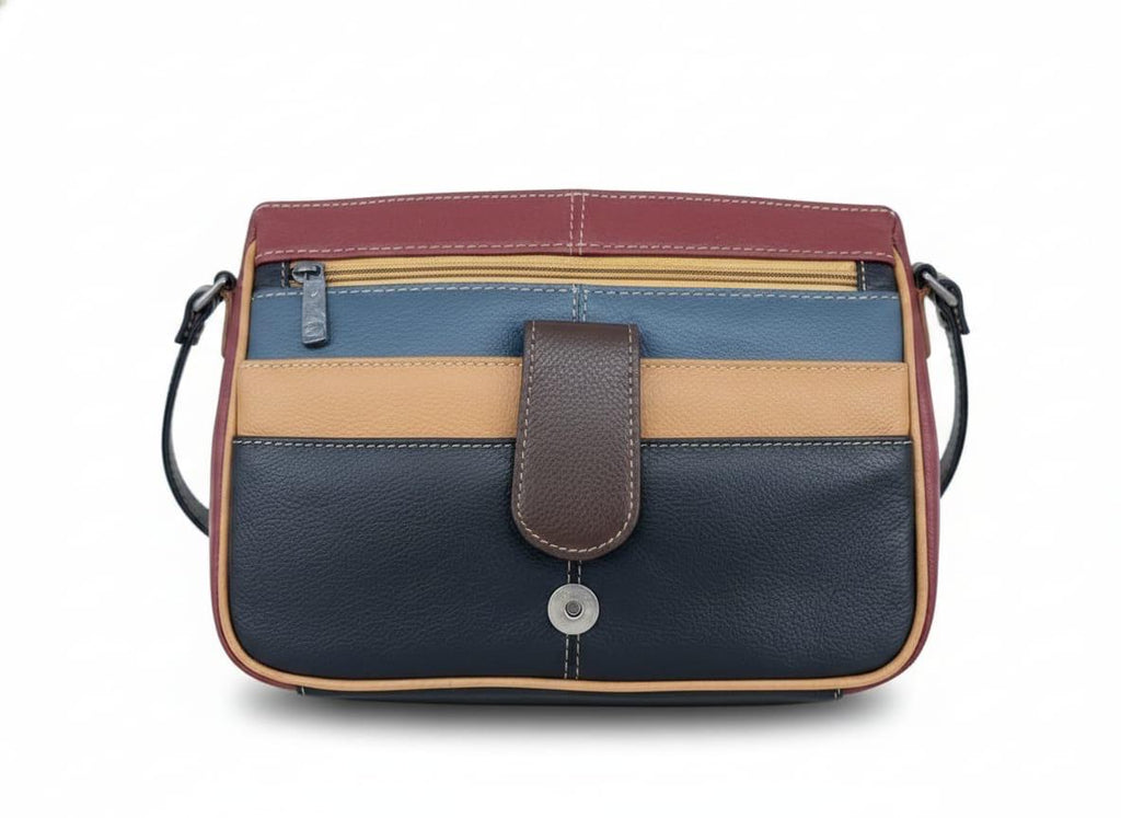 Real Leather Ladies Handbag - Women's Cross Body Shoulder Bag QL966