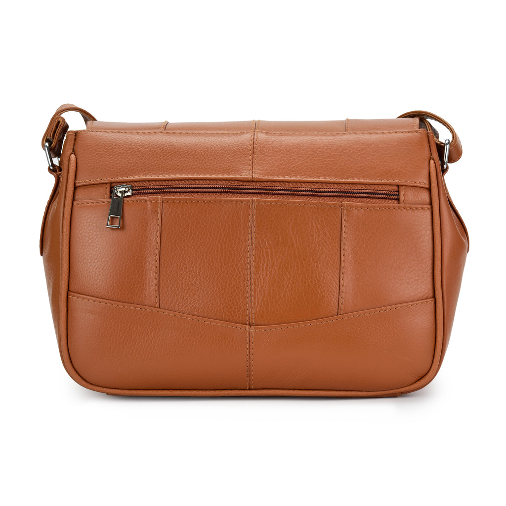 Real Leather Ladies Handbag - Women's Cross Body Shoulder Bag QL966