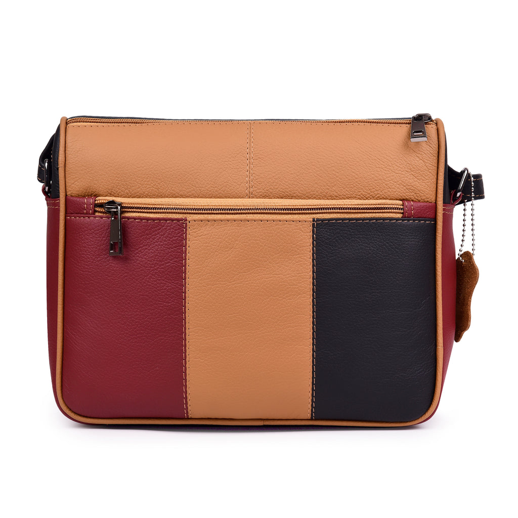 Ladies Real Leather Handbag, Crossbody Womens Shoulder Bag QL189