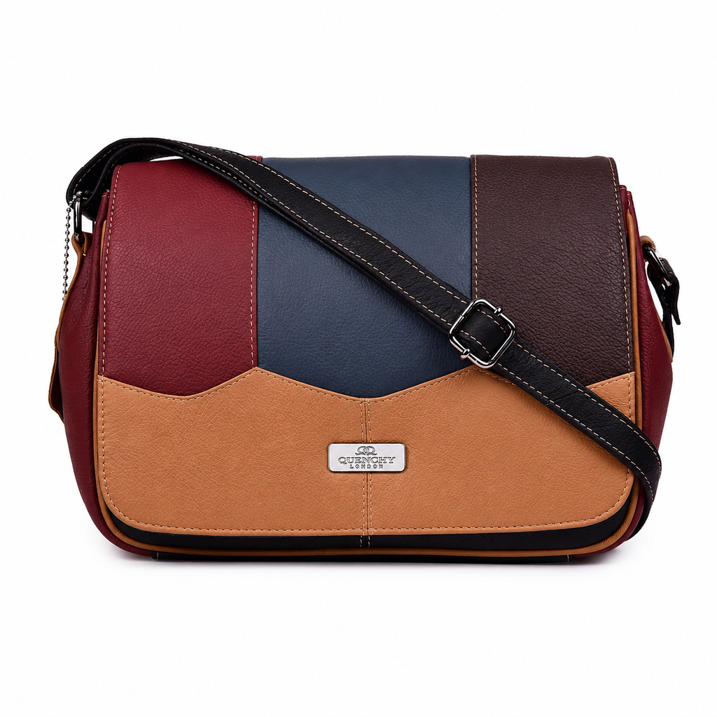 Real Leather Ladies Handbag - Women's Cross Body Shoulder Bag QL966