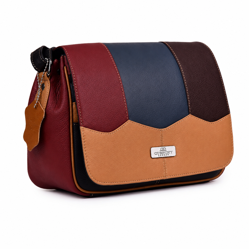 Real Leather Ladies Handbag - Women's Cross Body Shoulder Bag QL966