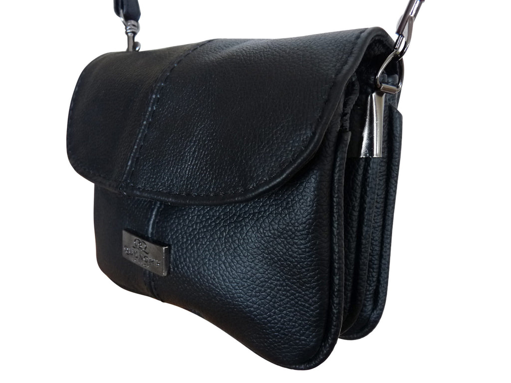 Small Leather Bag - Cross Body Handbag Pouch QL737