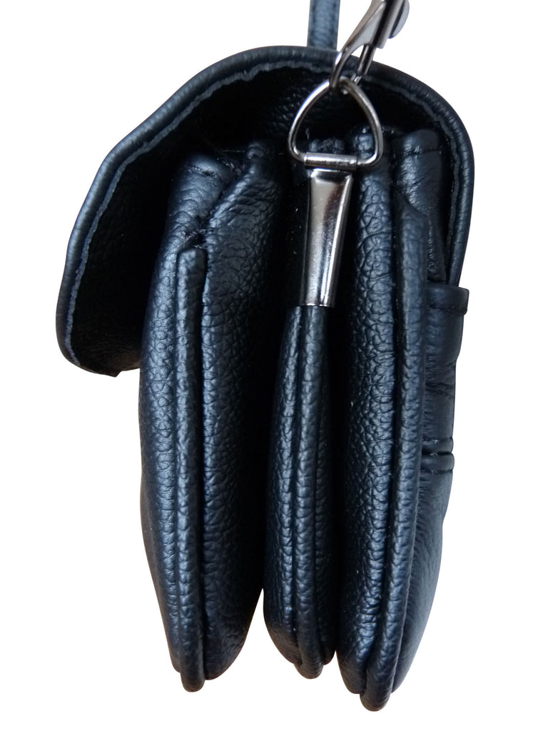 Small Leather Bag - Cross Body Handbag Pouch QL737