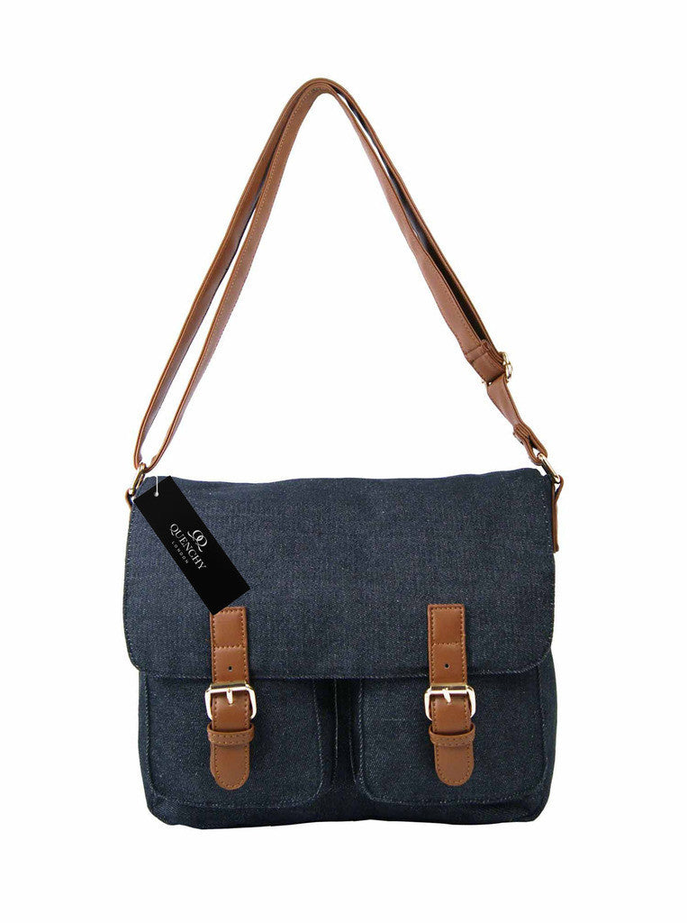 Canvas Festival Travel Satchel Bag Bags by Quenchy London