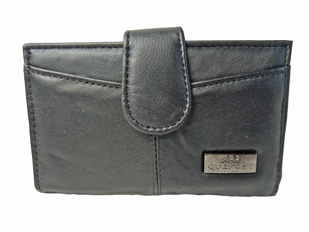 Medium Leather Purse QL226 Front View