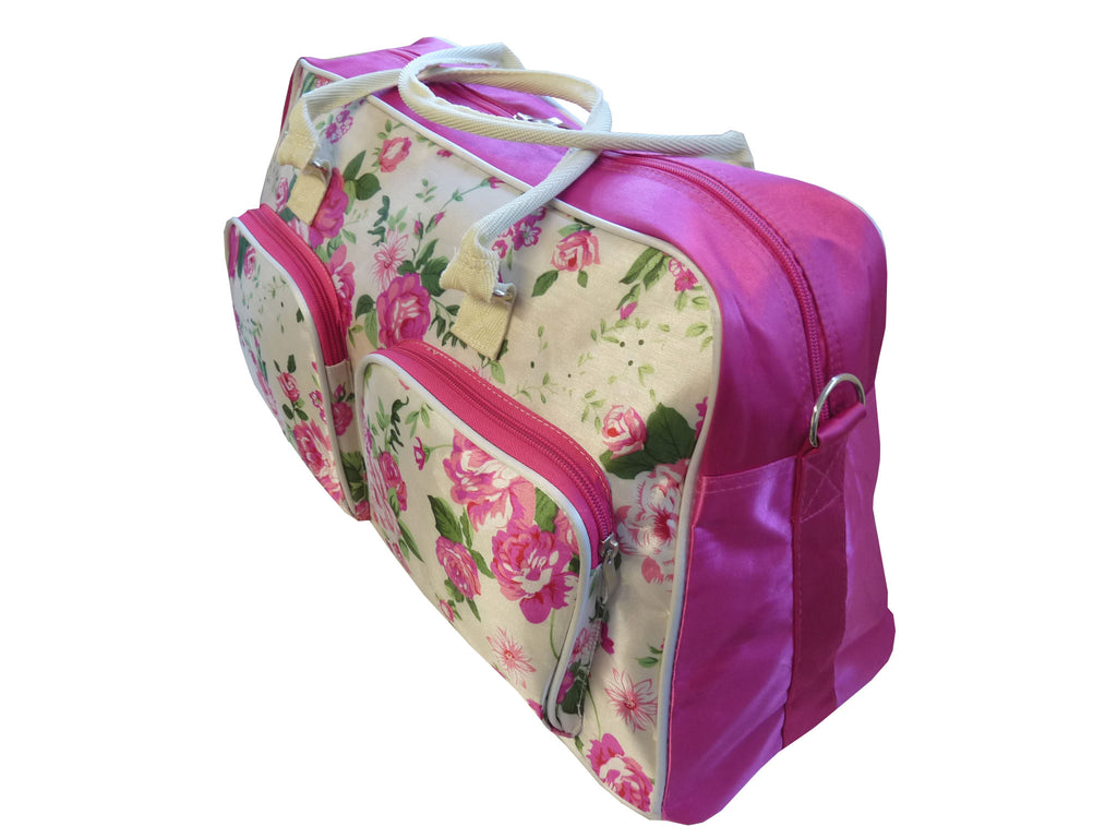 Rose Flower Floral Holdall QL161Wt2