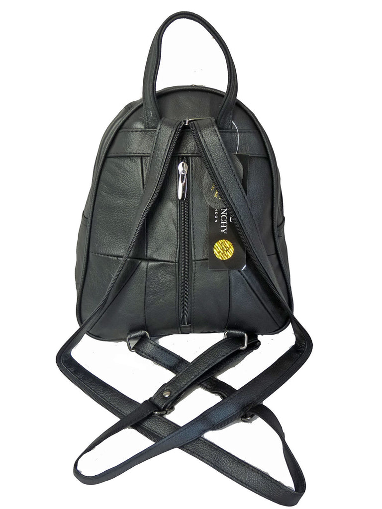 Leather Backpack Rucksack Handbag QL748b Back View