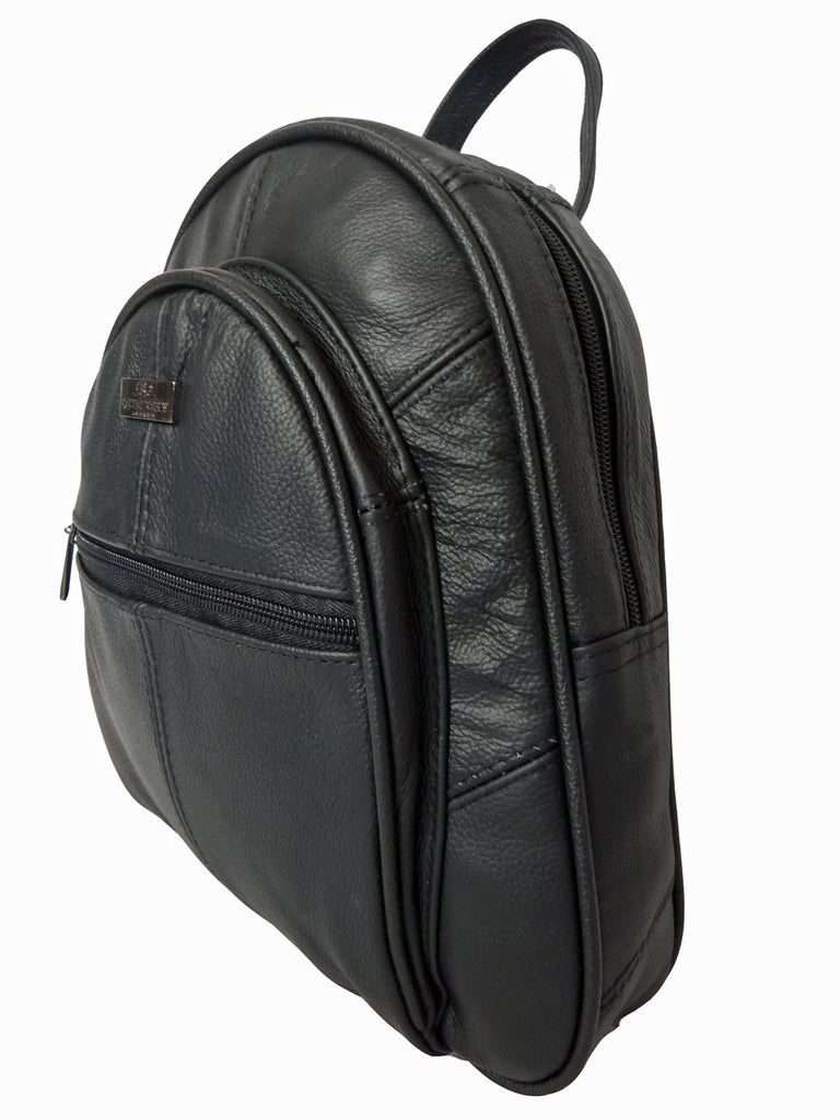 Leather Backpack Rucksack Handbag QL748 Side View