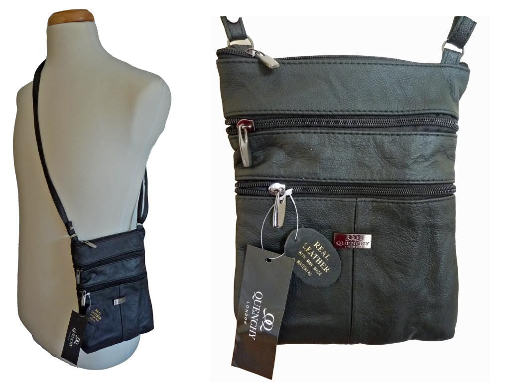 Ladies Small Leather Cross Body Shoulder Bag Bags Pouch Q738