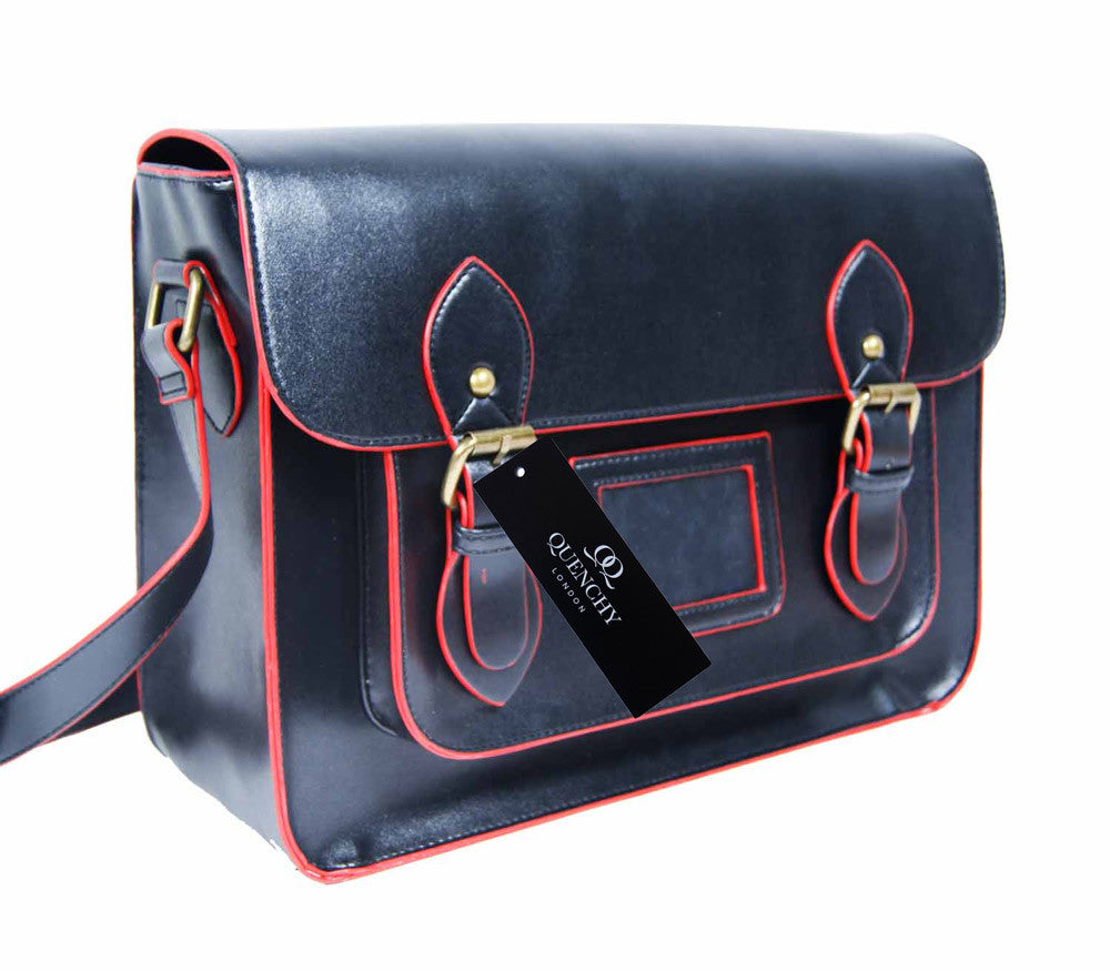 Leather 2024 school satchel