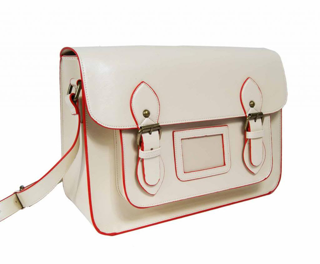 Patent Pu Leather Girls Cross Body Bag Classic Retro Bags Beige 525
