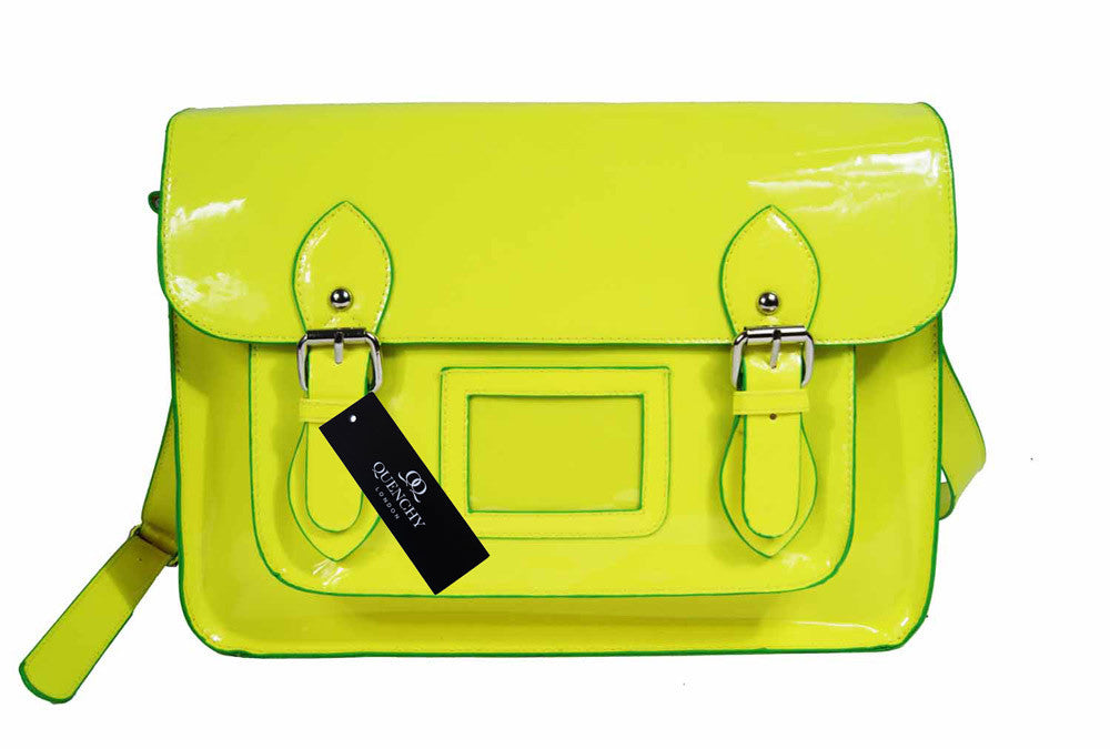 School Satchel Pu Leather QL525Y front view