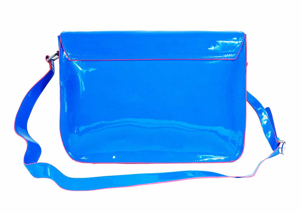 School Satchel Pu Leather QL525B rear view