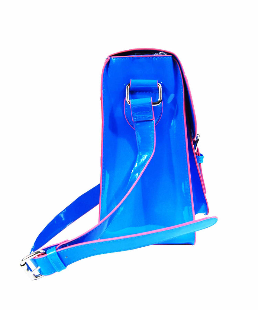 School Satchel Pu Leather QL525B side view 2