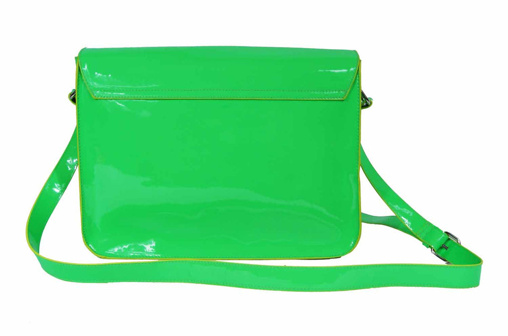 School Satchel Pu Leather QL525G rear view