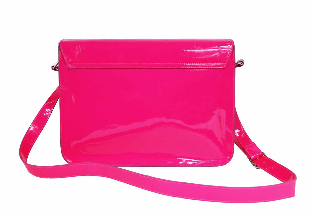 School Satchel Pu Leather QL525P rear view