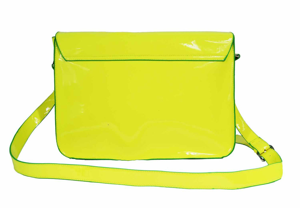 School Satchel Pu Leather QL525Y rear view
