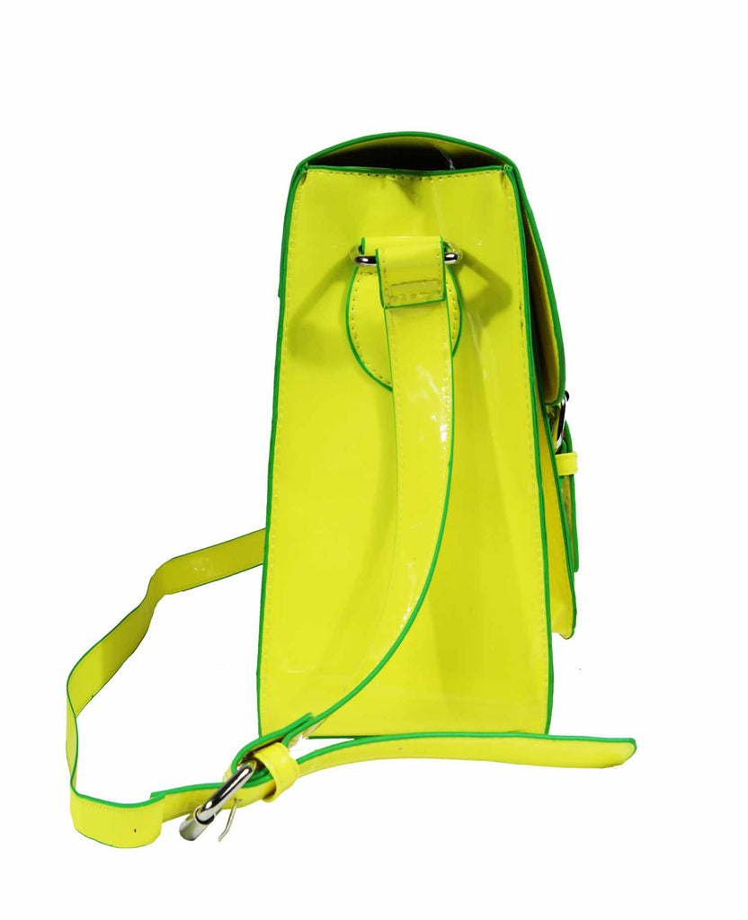 School Satchel Pu Leather QL525Y side view 2