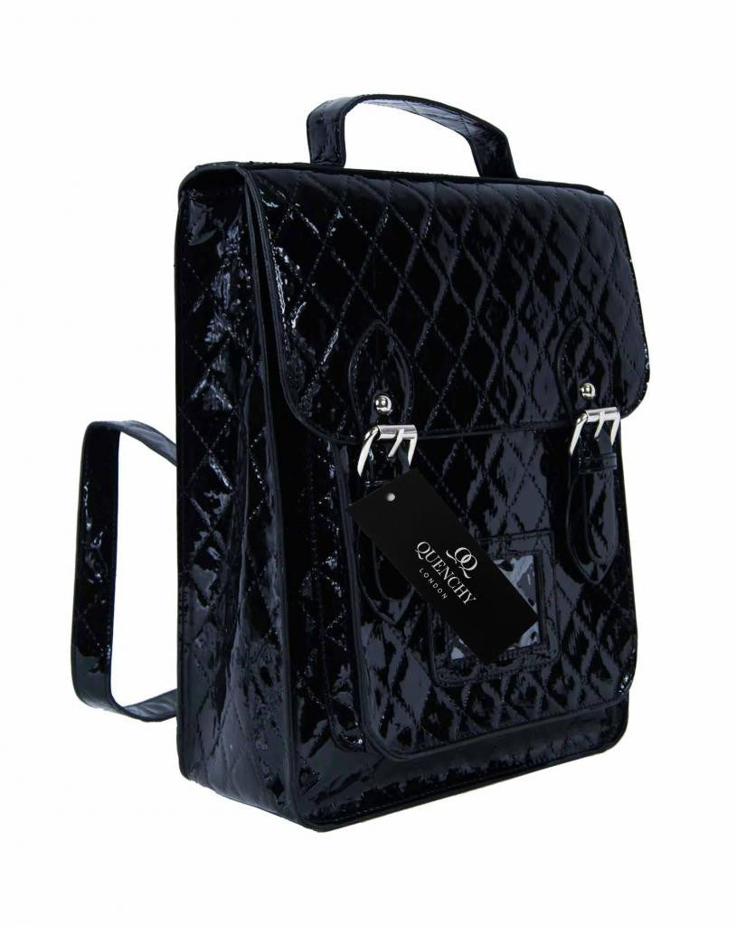 Satchel Backpack Rucksack Bag School Satchels Bags Pvc Q215K side view