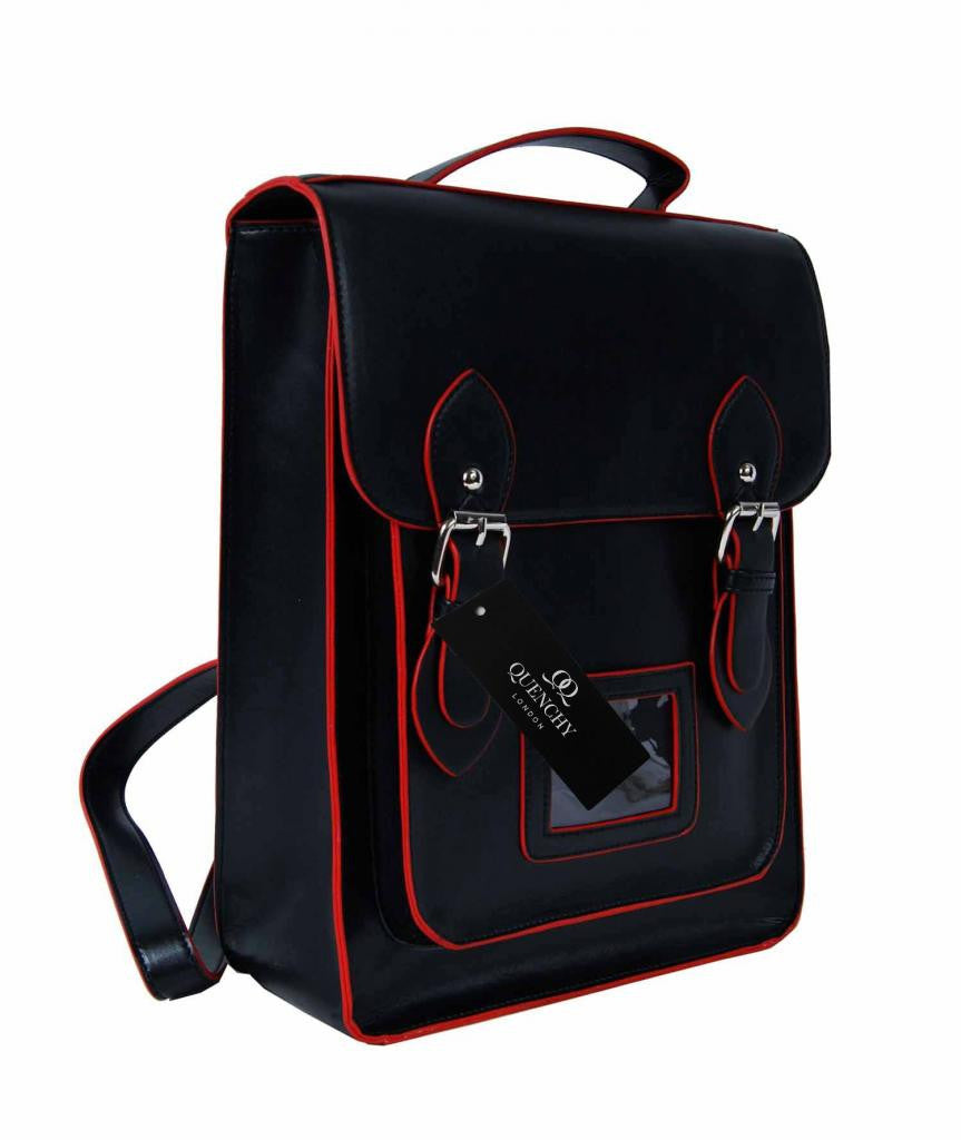 Satchel Backpacks Rucksack Bag School Bags Pvc Leather Q8207K side view