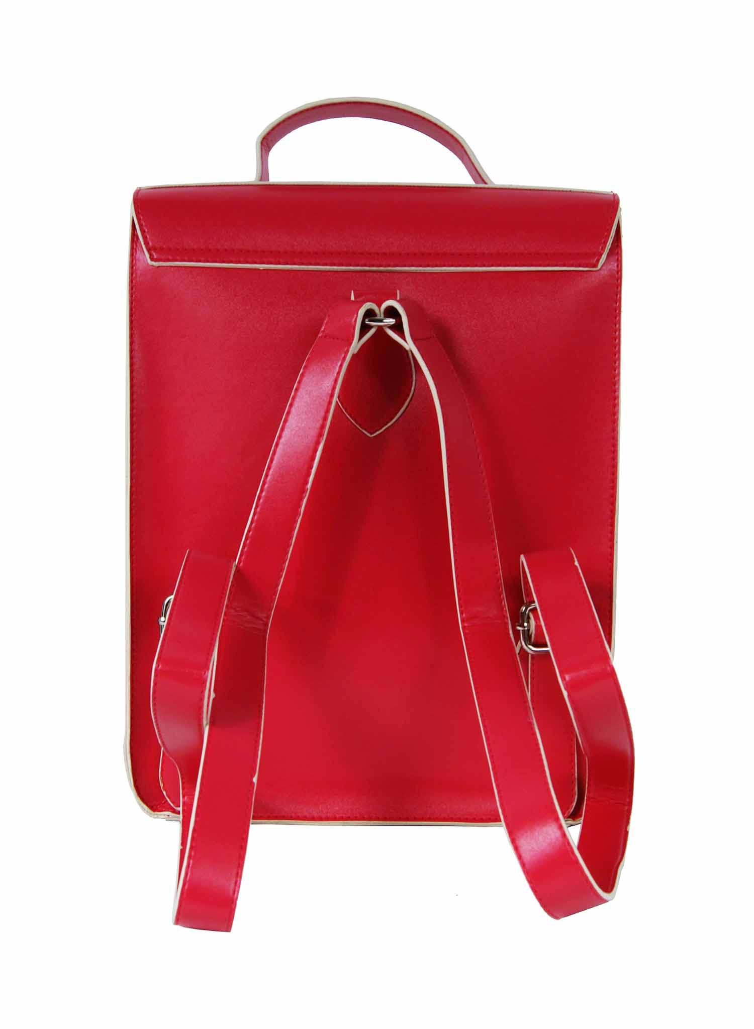 Ladies top satchel backpack