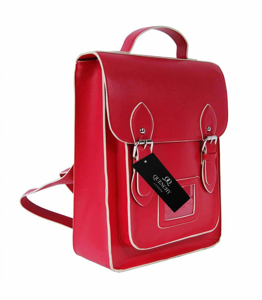 Satchel Backpacks Rucksack Bag School Bags Pvc Leather Q8207P side view